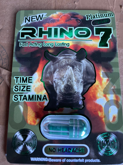 Rhino 7 Platinum 7000 (24 Capsules)