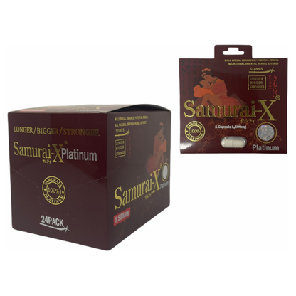 Samurai X Platinum 1500mg Box